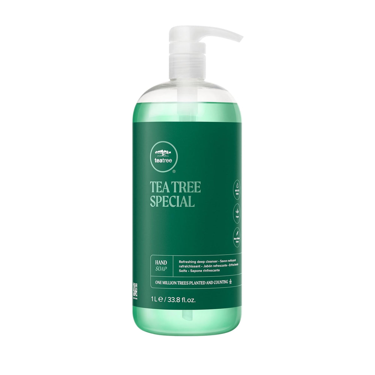 Tea Tree Liquid Hand Soap - Deep Cleansing & Refreshing, 33.8 Fl. Oz.