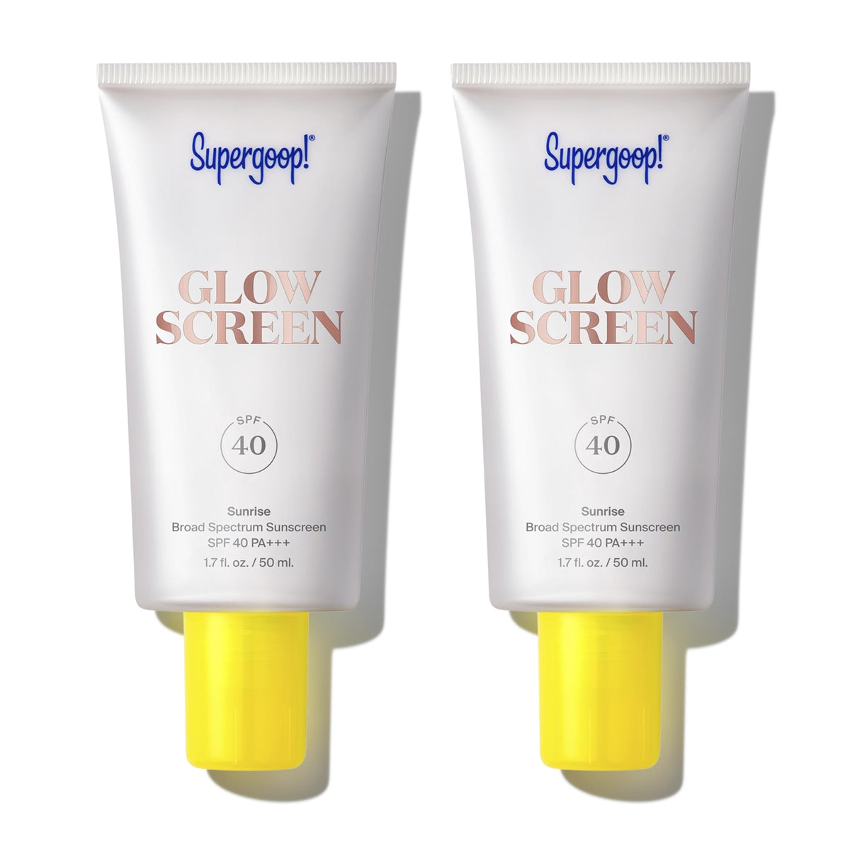 Supergoop! Glowscreen Spf 40, Sunrise - 1.7 Fl Oz, Pack Of 2, Hydrating Primer