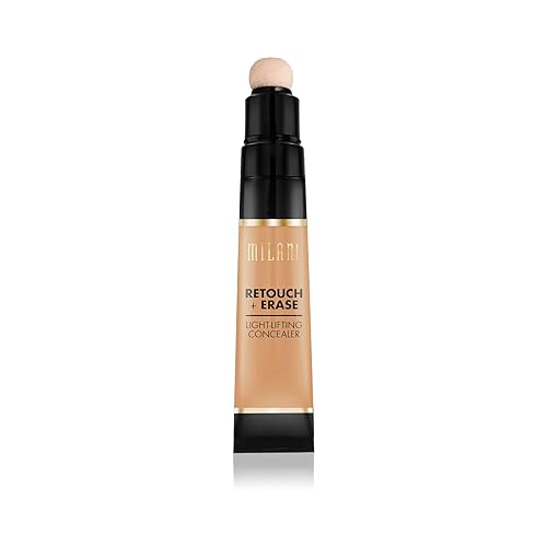 Milani Retouch + Erase Concealer - Honey, 0.24 Oz, Cruelty-Free, Dark Circle & Blem