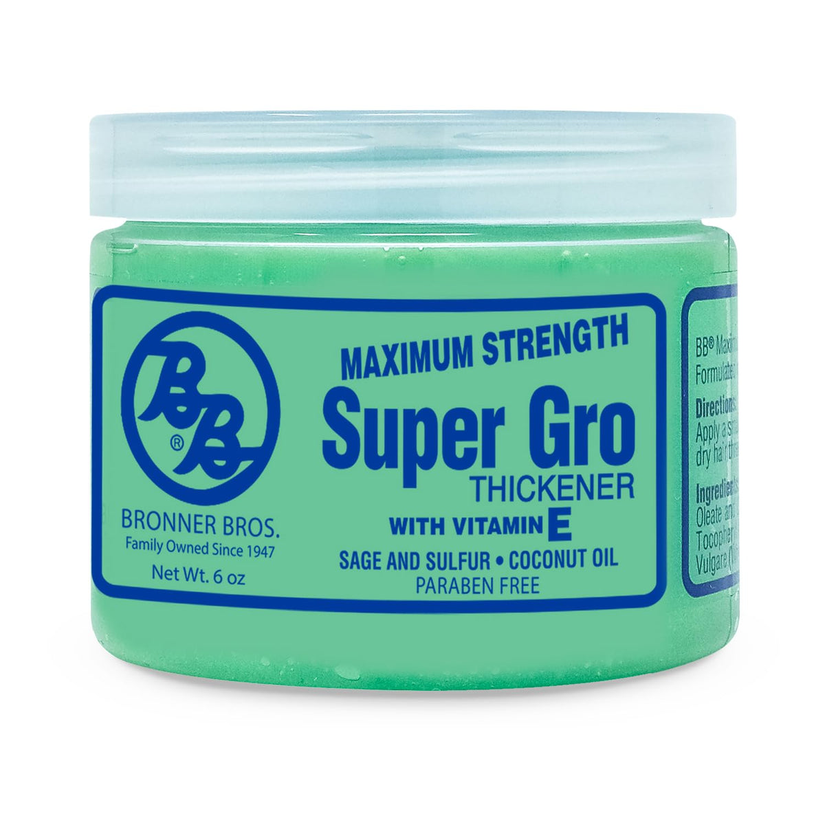 Bronner Bros Super Gro Max Hair Treatment - Hydrate Dry Scalp, Reduce Breakage, 6 Oz