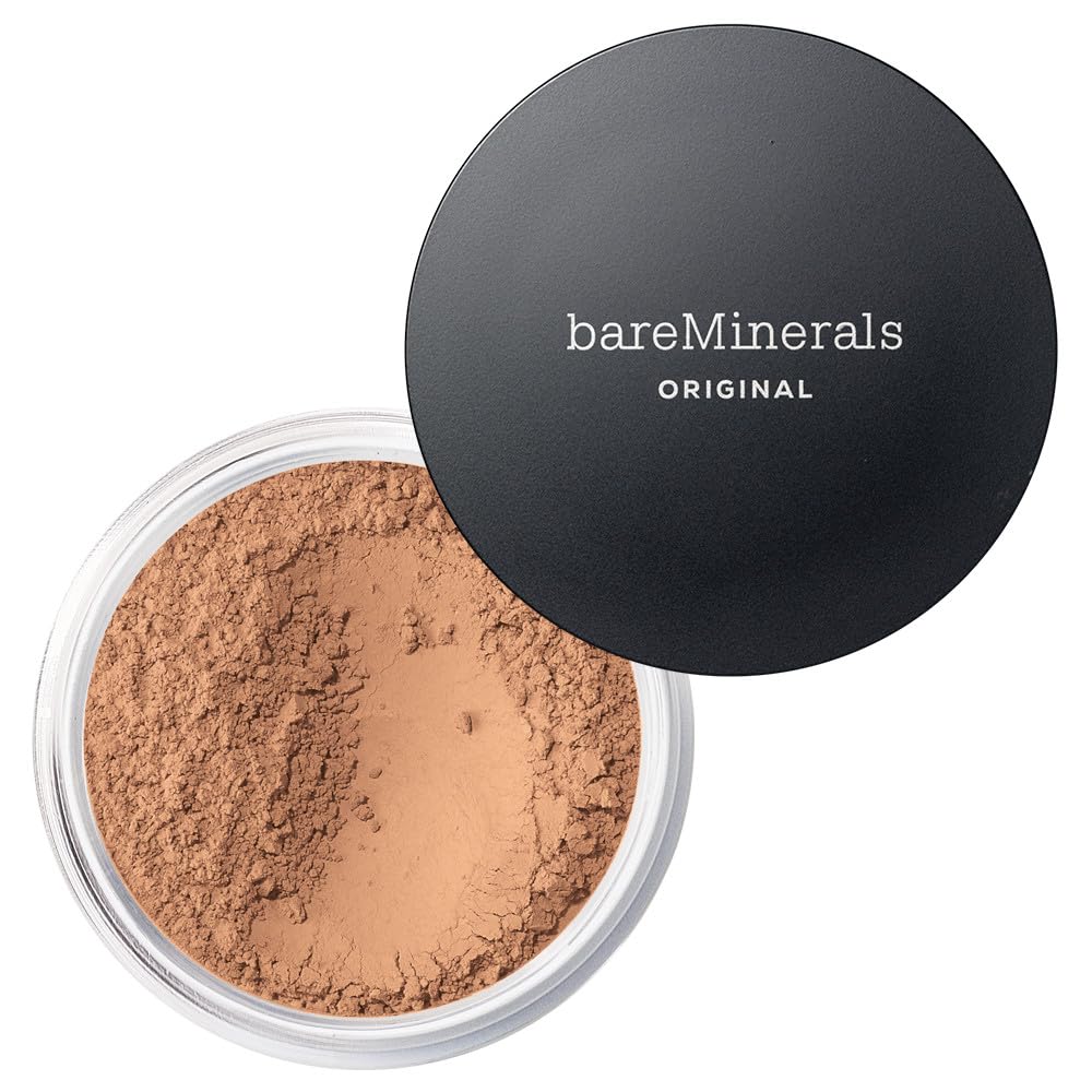 bareMinerals Original Loose Powder Foundation SPF 15  Lightweight Mineral Loose Powder Foundation Makeup  Buildable Coverage  Ta