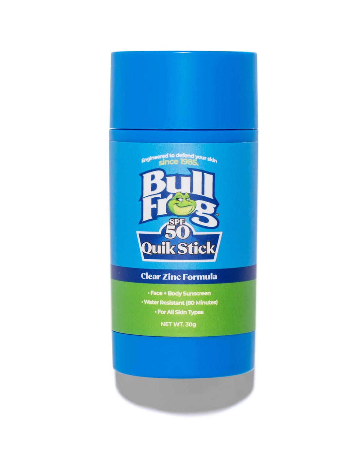 Bullfrog Quik Stick Sunscreen Spf 50 - Oxybenzone & Octinoxate Free, Moisturizing Uva/Uvb