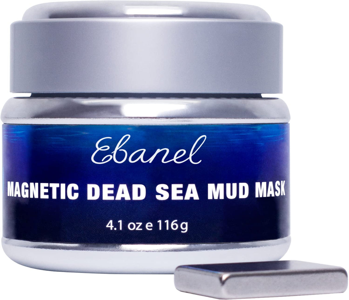 Ebanel Dead Sea Mud Mask 4.1 Oz - Deep Cleansing, Moisturizing, Acne & Blackhead Treatment