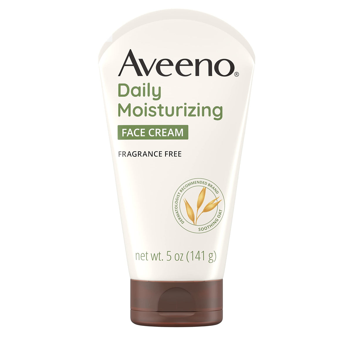 Aveeno Daily Moisturizing Face Cream, Hydrating & Fragrance-Free, 5 Oz For Sensitive Skin