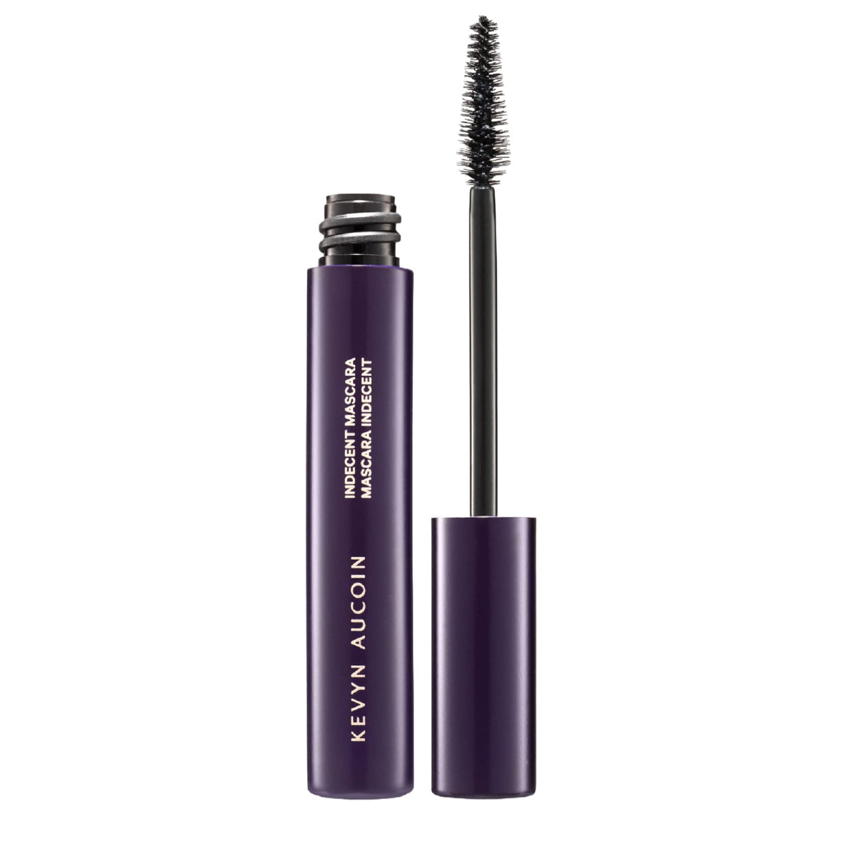 Kevyn Aucoin Indecent Mascara, Black - Long-Wear, Clump-Free, Defined Fuller Lashes, 0.