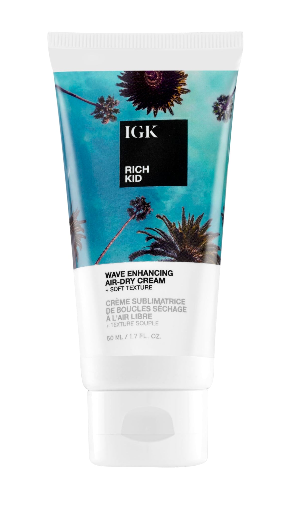 IGK Rich Kid Coconut Oil Gel Travel Size, 1.7 Fl Oz - Lightweight Hair Styling Gel