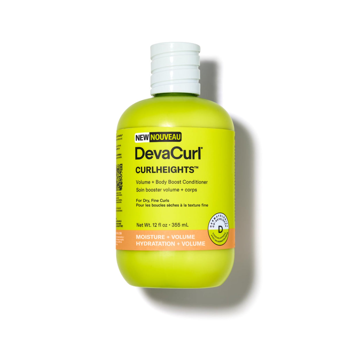 Devacurl Curlheights Volume & Body Boost Conditioner, 12 Oz - Green, Hydrating Formula