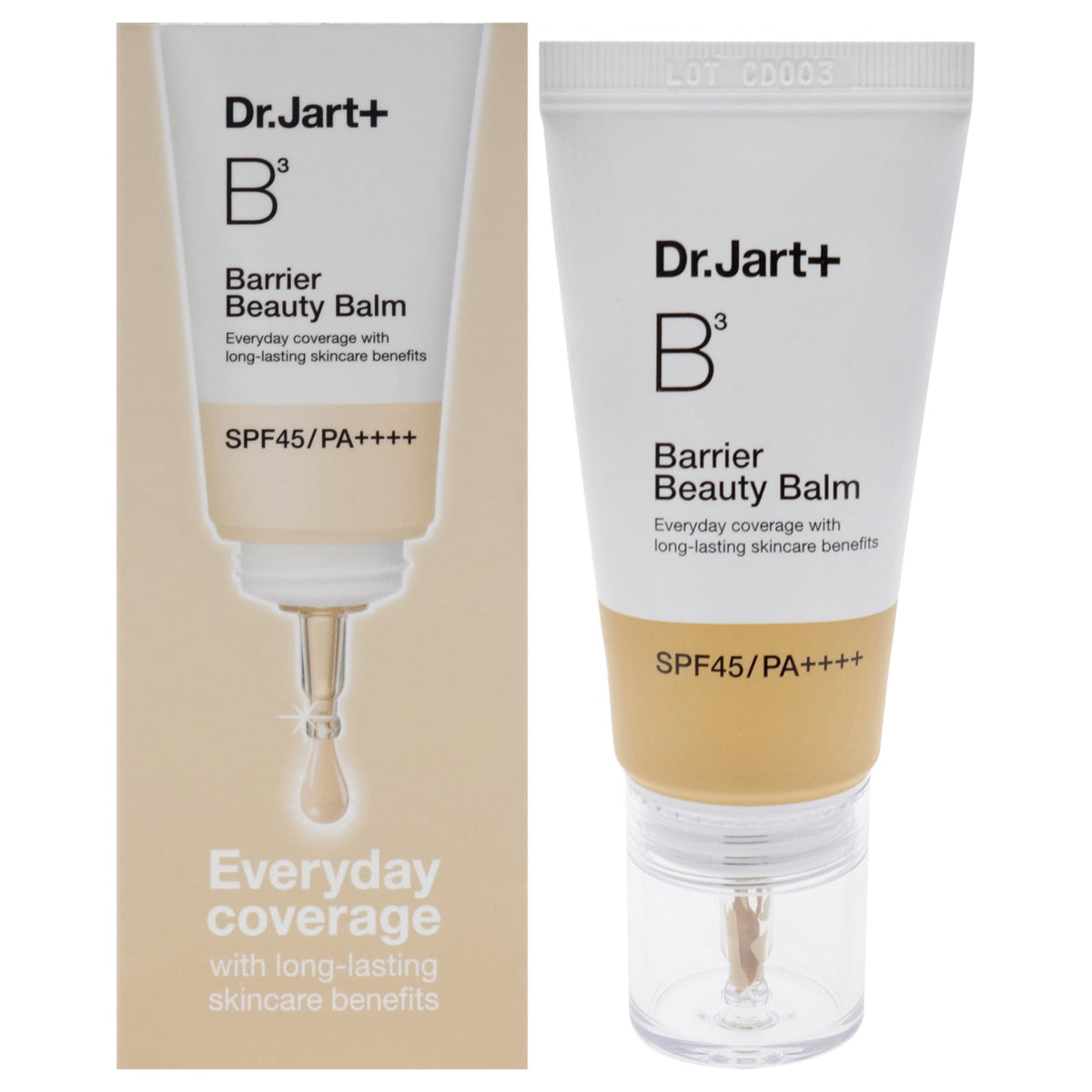 Dr. Jart+ B3 Barrier Beauty Balm, 02 Medium - 1.01 Oz Hydrating Makeup For Women