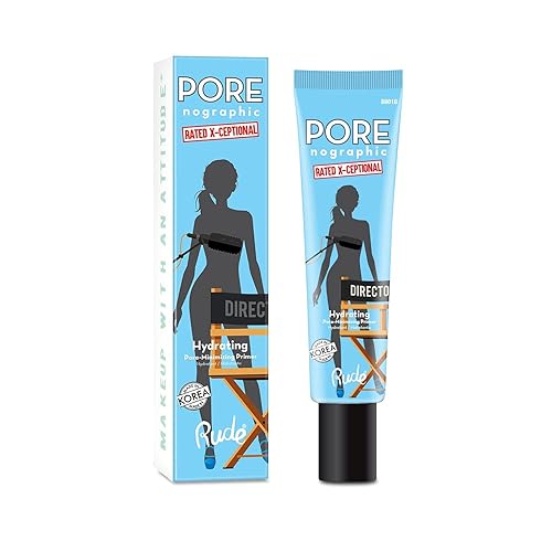 Rude Porenographic Minimizing Primer - Hydrating, 0.7 Oz, Cranberry For Women