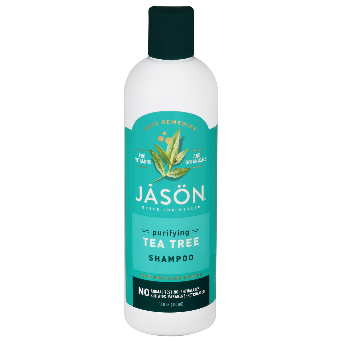 Jason Tea Tree Shampoo 12 Oz - Nourishing Hair Care For Healthy Scalp And Shine