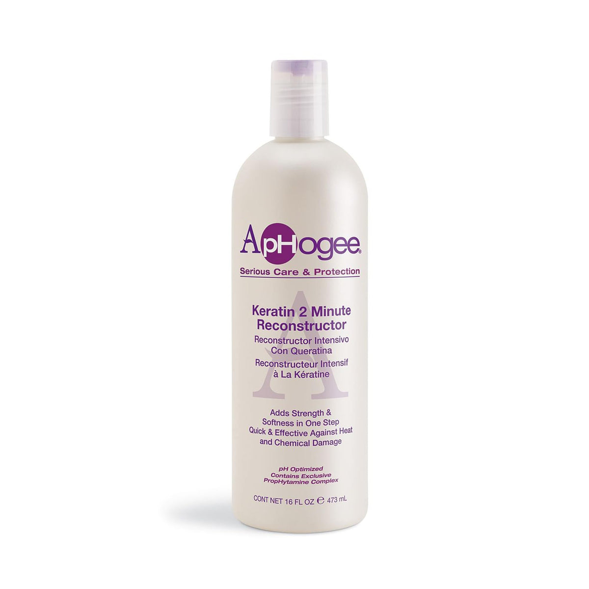 Aphogee Intensive 2 Minute Keratin Reconstructor, 16 Fl Oz - Strengthens & Repairs Hair