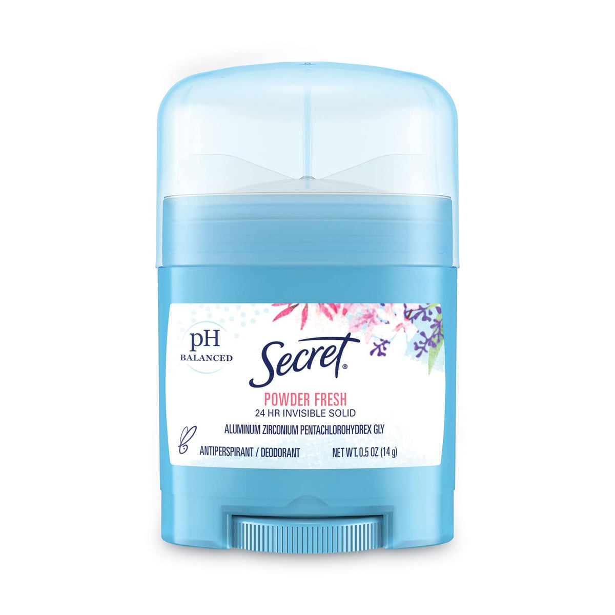 Secret Powder Fresh Invisible Solid Deodorant, Travel Size 0.5 Oz, Pack Of 2, Procter & Gamble