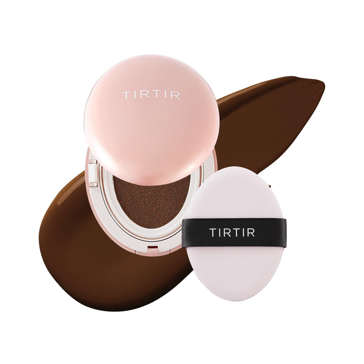 Tirtir Mini Pink Cushion Foundation 0.15 Fl Oz - #51N Fudge Korean Makeup