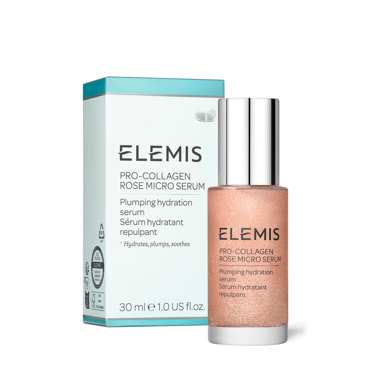 Elemis Pro-Collagen Rose Micro Serum - Hydrating Anti-Aging Serum For Fine Lines & Wrinkles, 1 Fl Oz