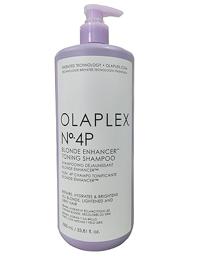 Olaplex Nº.4P Blonde Enhancer™ Toning Shampoo - 1 Liter For Bright, Vibrant Hair