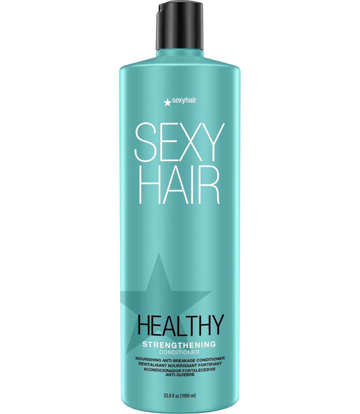 SexyHair Healthy Strengthening Anti-Breakage Conditioner, 33.8 Oz, Sulfate Free for Damaged Hair