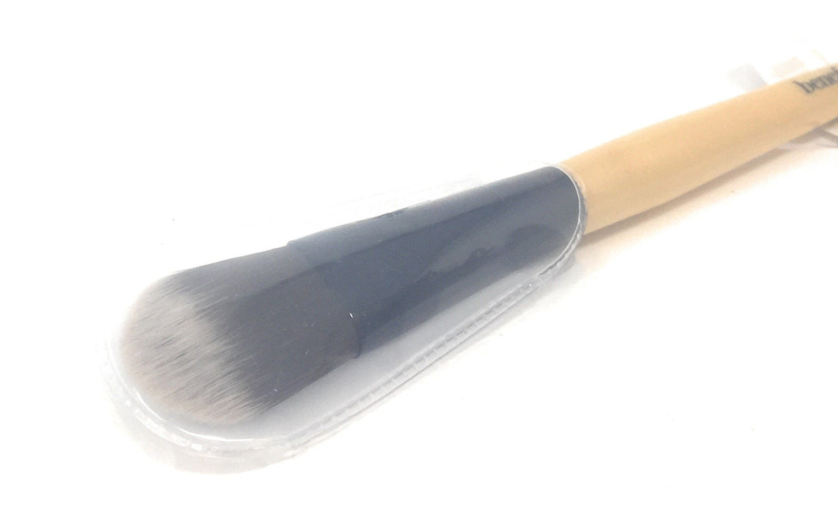 Benefit Cosmetics Foundation Brush - Aluminum, Professional Makeup Tool For Flawless Application