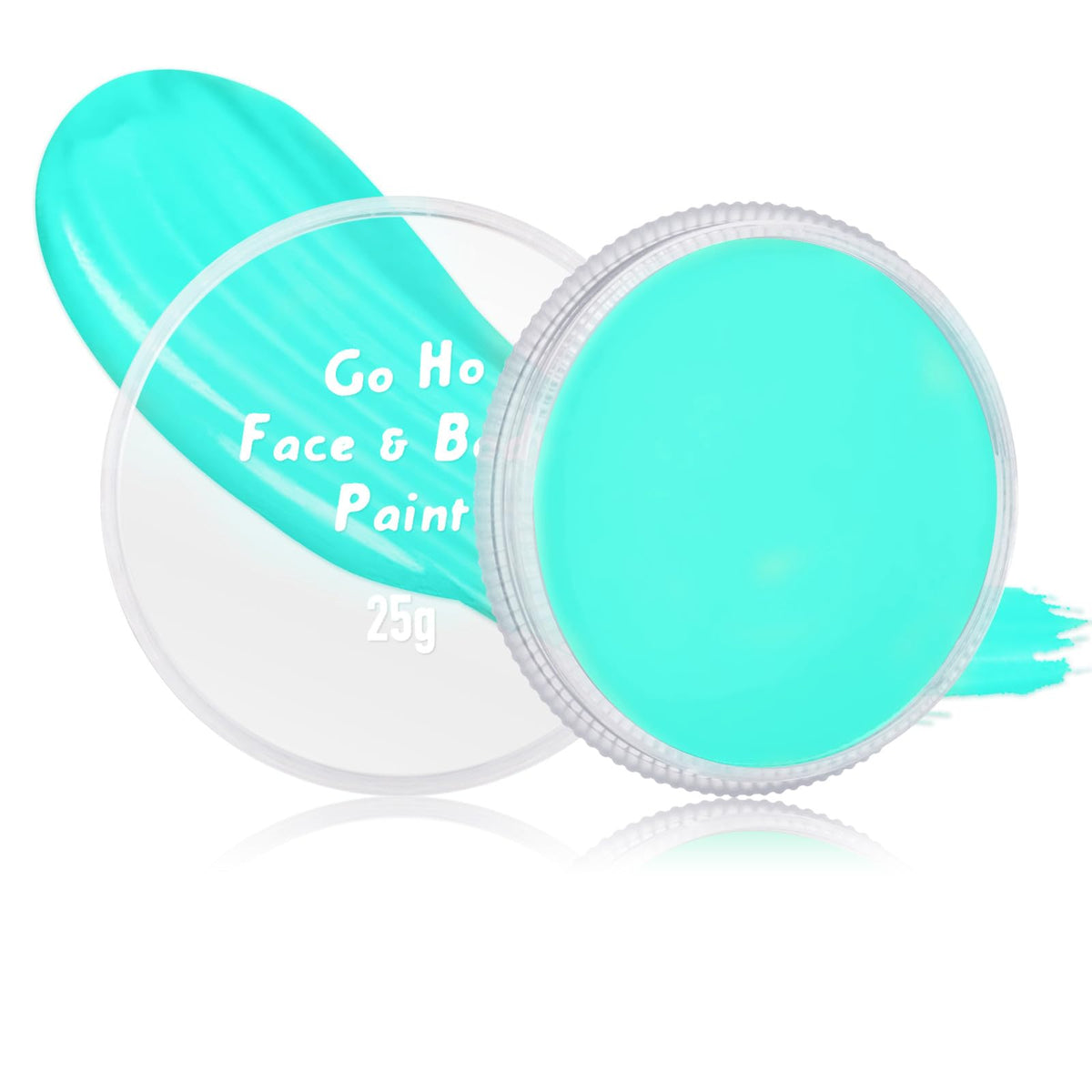 Go Ho Teal Face Paint - Washable Gel Body Paint For Halloween, Cosplay & Festivals, 25G