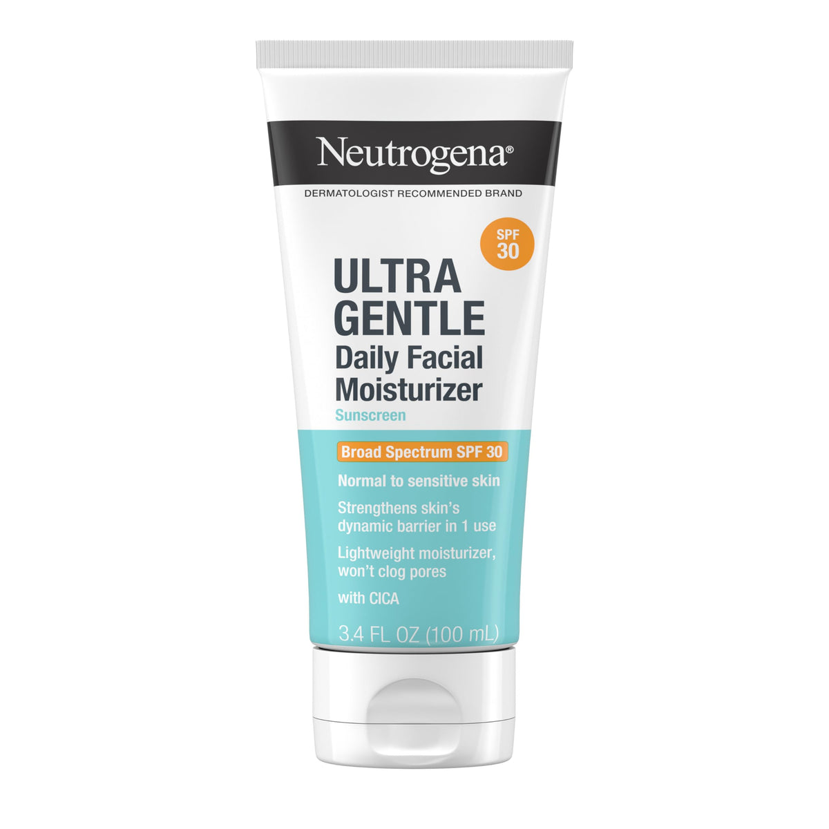 Neutrogena Ultra Gentle Daily Facial Moisturizer Spf 30, Fragrance-Free, 3.4 Fl Oz