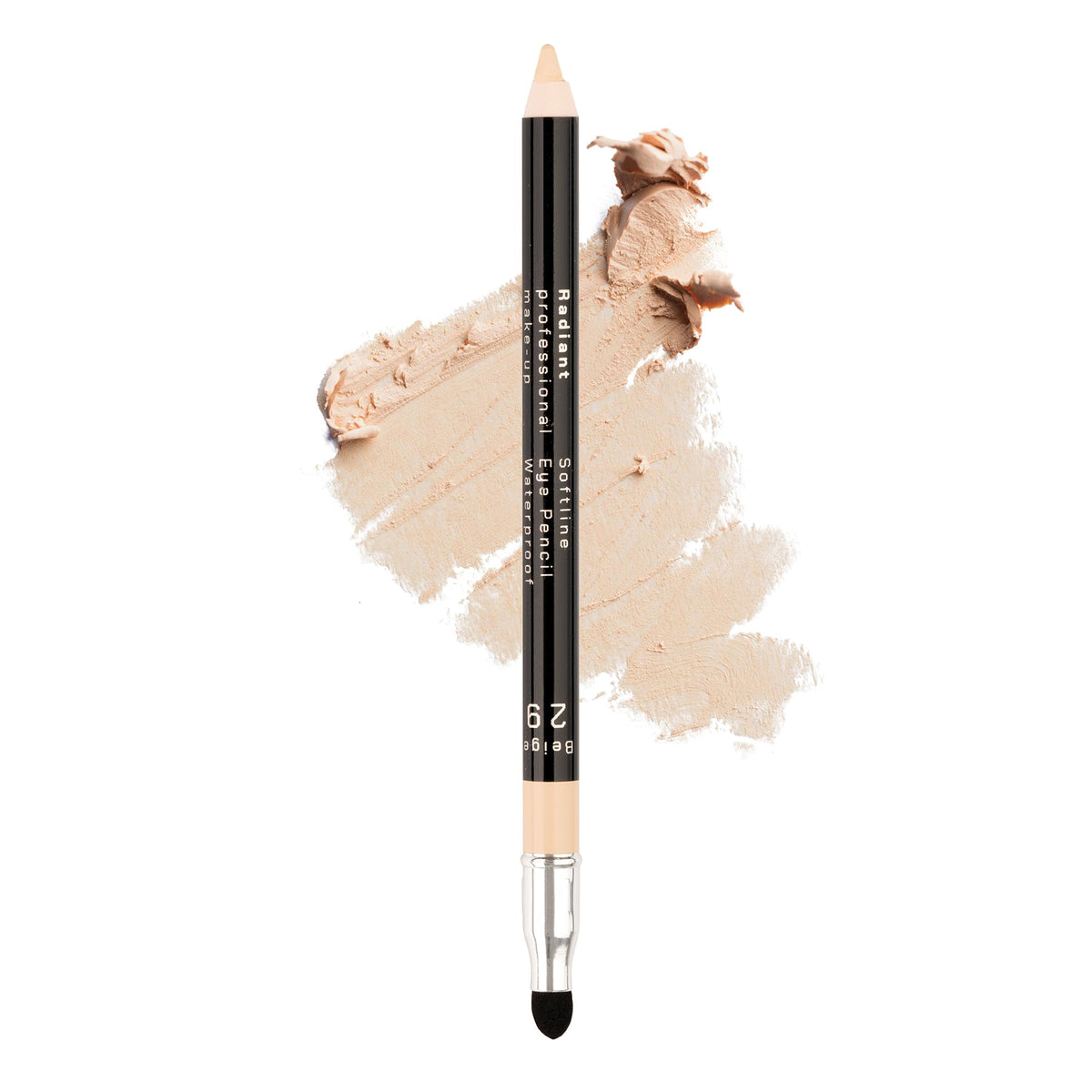 Radiant Professional Waterproof Eyeliner Pencil - Long Lasting Smudge Proof Beige (29)