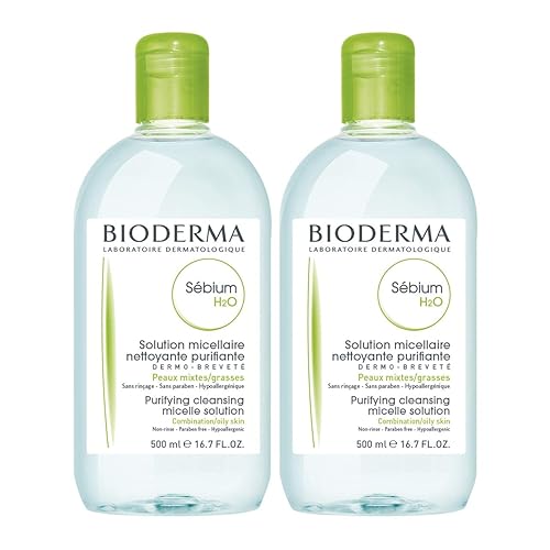 Bioderma Sébium H2O Micellar Water - Facial Cleanser & Makeup Remover For Oily Skin, 16