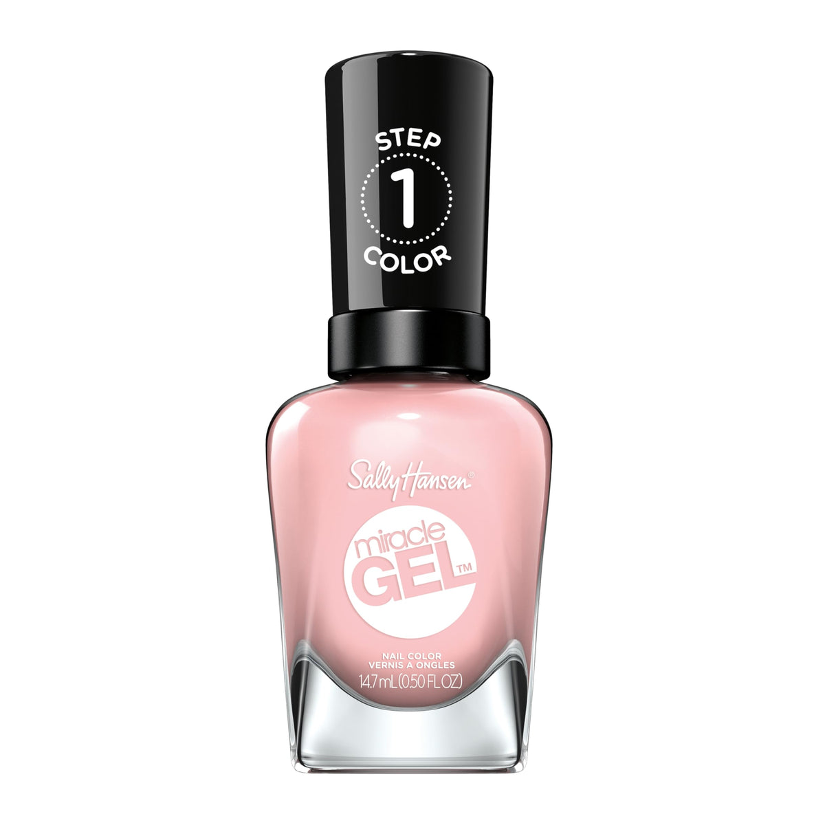 Sally Hansen Miracle Gel Nail Polish - Regal Rosé 238, 0.5 Fl Oz, Long-Lasting Shine