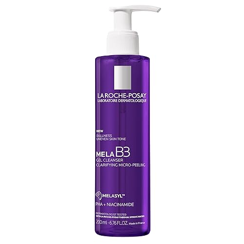 La Roche-Posay Mela B3 Gel Cleanser - Anti-Aging Face Wash for Dark Spots & Discoloration, 6