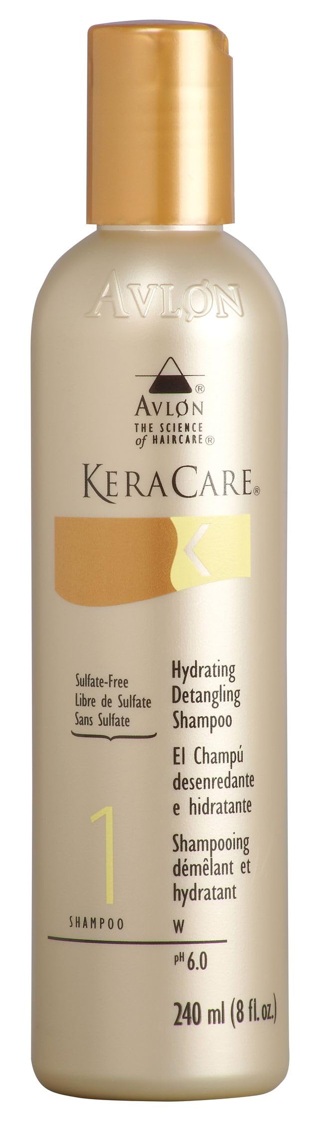 Keracare Hydrating Detangling Shampoo 8 Oz - Moisturizes, Softens, And Reduces Breakage