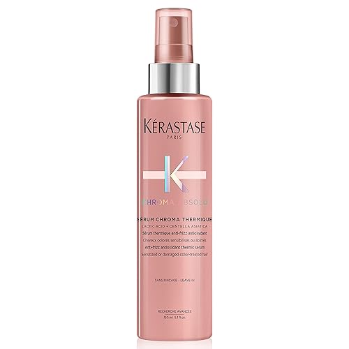 KÉRASTASE Chroma Absolu Hair Serum - Anti-Frizz & Heat Protection for Color-Treated Hair, 5 Fl Oz