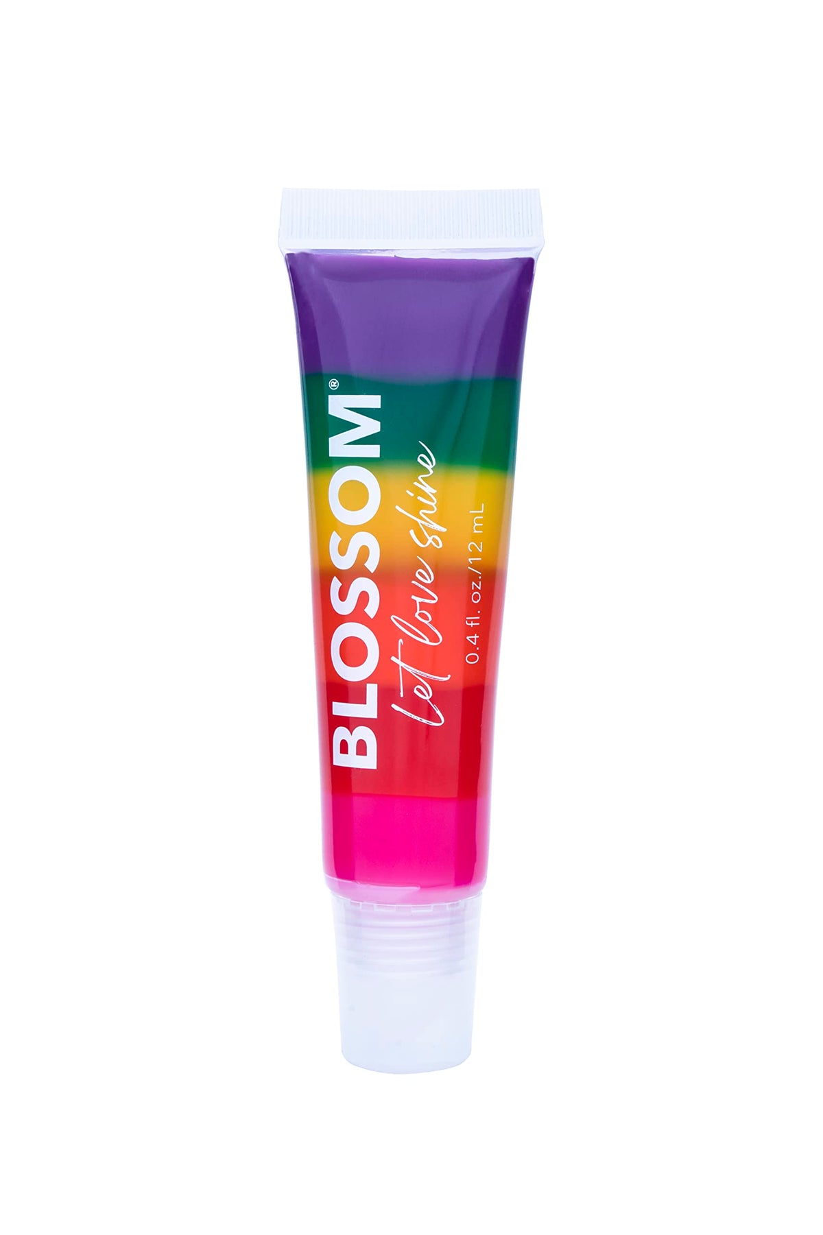 Blossom Strawberry Scented Tinted Lip Gloss With Real Flowers, 0.4 Fl. Oz, Multi-Color