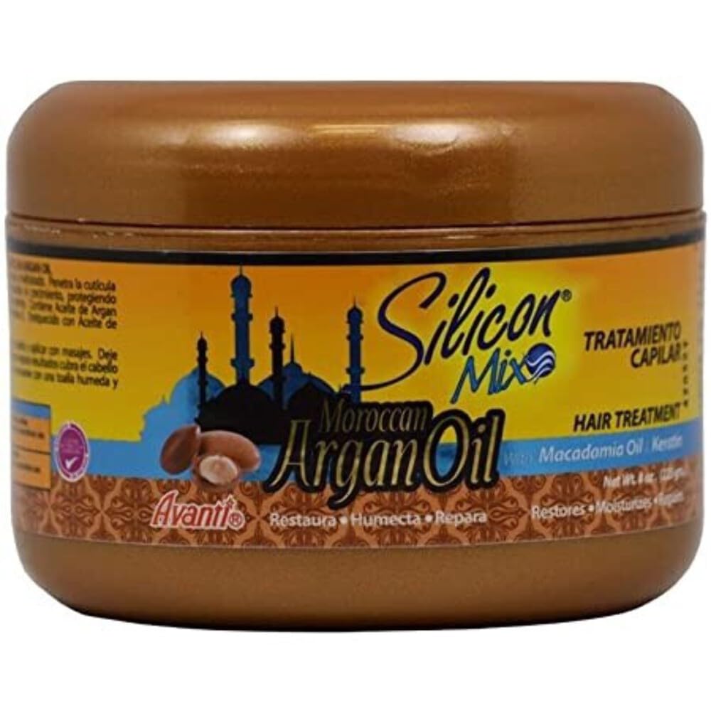 Silicon Mix Moroccan Argan Oil Hair Treatment - 8 Fl Oz, Deep Conditioning Formula