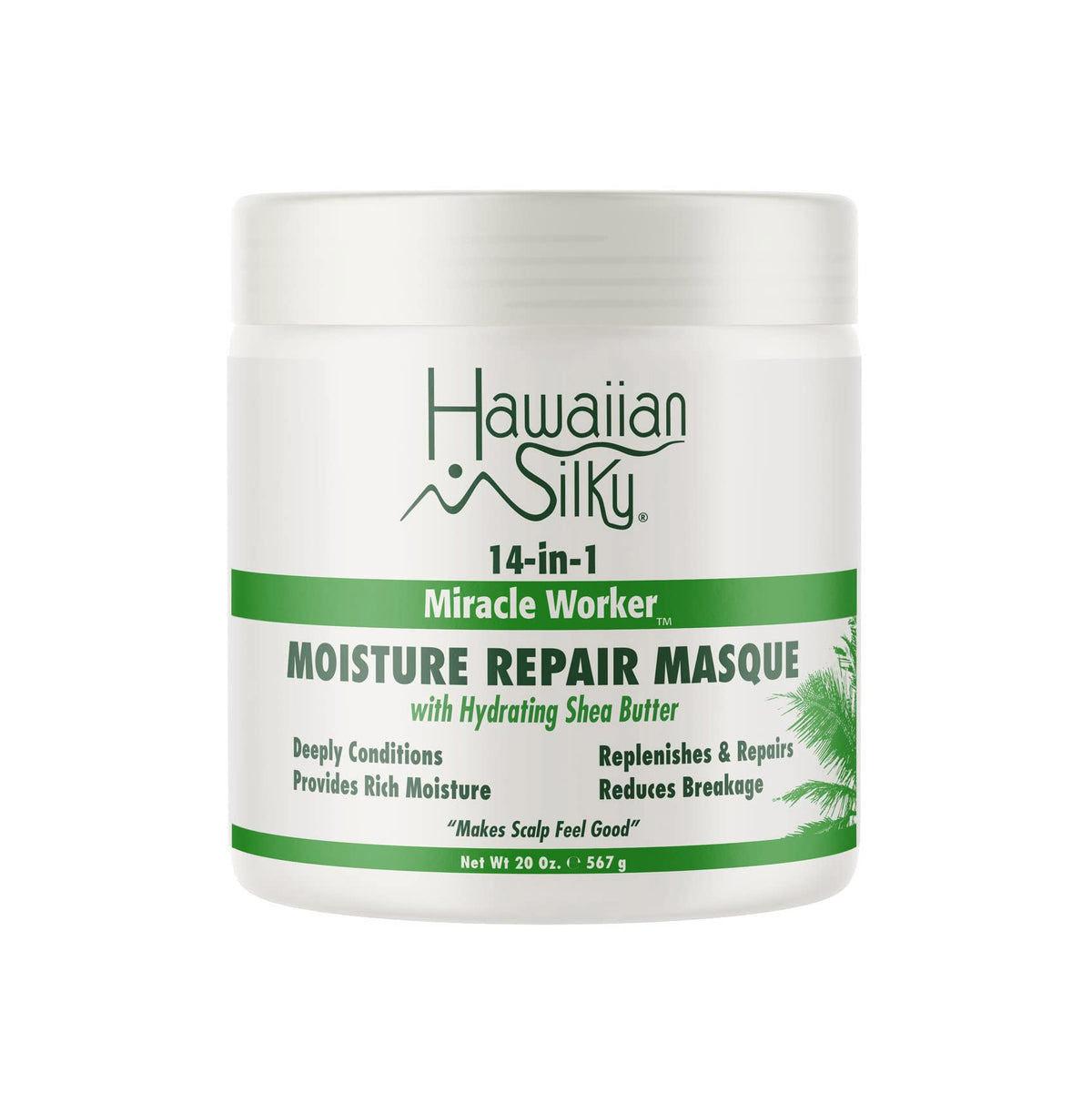 Hawaiian Silky 14-In-1 Miracle Worker Moisture Repair Masque, 20 Oz (Pack Of 2)