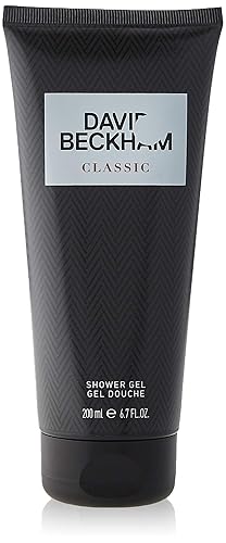 David Beckham Classic Shower Gel 200 Ml - Refreshing Body Wash For Men, 6.76 Fl Oz