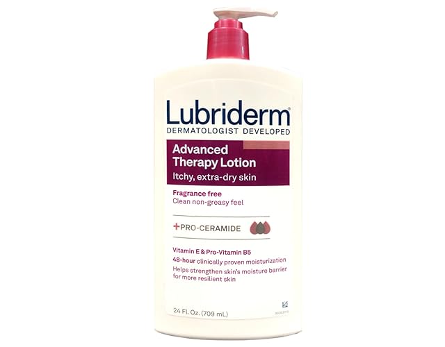 Lubriderm Advanced Therapy Lotion, Fragrance-Free, 24 Fl Oz (Pack Of 2)