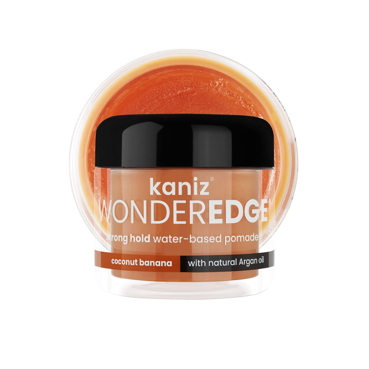 Kaniz Wonderedge Water-Based Pomade, Coconut Banana, 4 Oz (Pack Of 2) - Hair Styling Essential