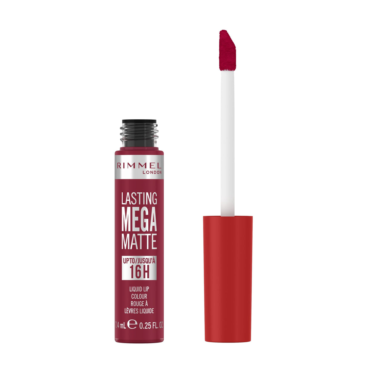 Rimmel London Lasting Mega Matte Liquid Lipstick - Ruby Passion, 0.25Oz, Vegan, Hydrating