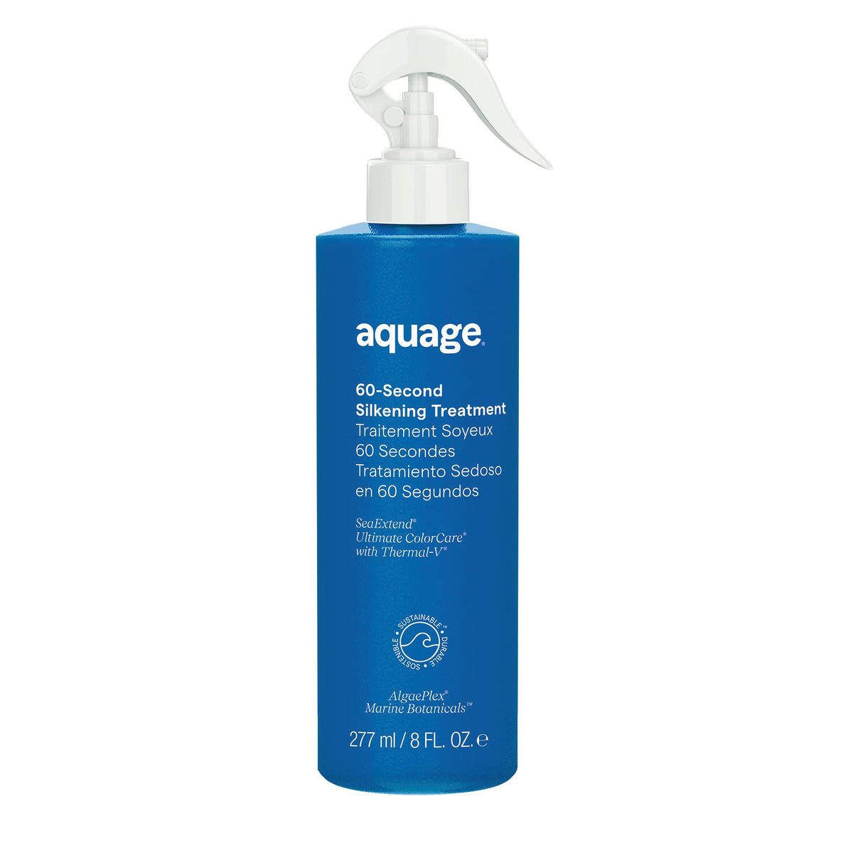 Aquage Seaextend Silkening Treatment - 60 Sec Moisture Restore, 8 Oz For Silky Hair