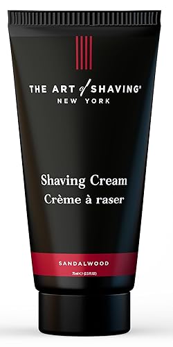 The Art Of Shaving Sandalwood Shaving Cream For Men - Hydrates, Soothes, 2.5 Oz