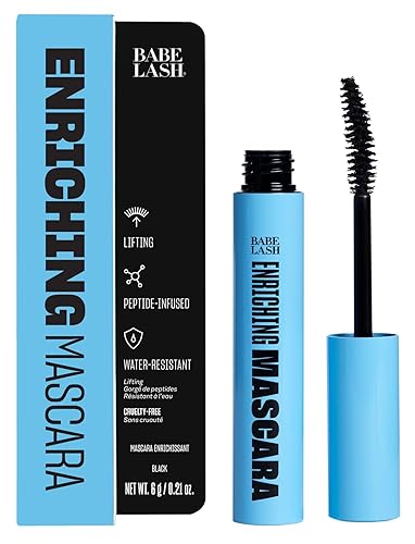 Babe Original Lash Mascara - Smudge Proof, Water Resistant, Buildable Volume, Dramatic Black 0.21Oz