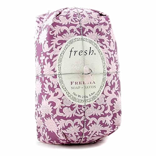 Fresh Freesia Soap - 8.8 Oz Clear Soap Bar For Hydrating Skin - Fresh Brand