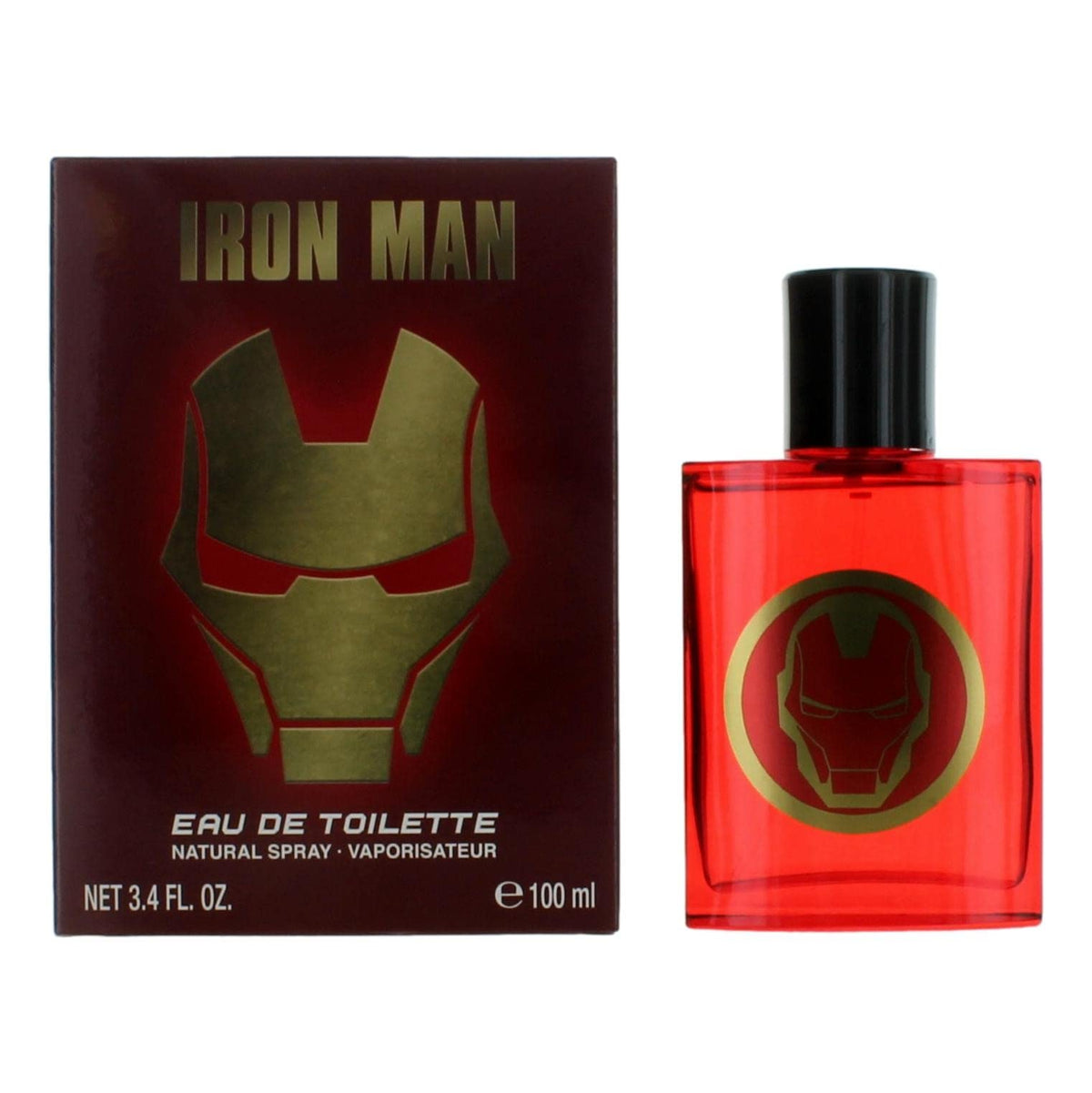 Marvel Iron Man Cologne For Men, 3.4Oz Eau De Toilette, Made In Spain By Air Val International