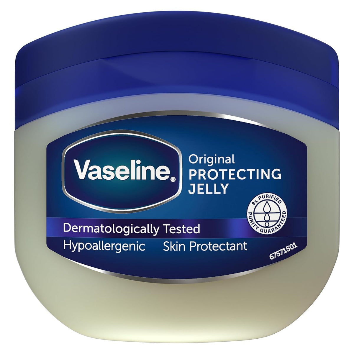 Vaseline Healing Jelly - 100% Pure Petroleum Jelly, 24-Hour Moisturizer, Eczema Relief, 3.