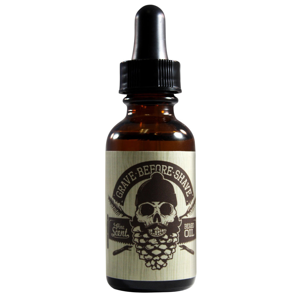 Grave Before Shave Pine/Cedar Wood Beard Oil - 1 Fl Oz, Nourishing & Fragrant Beard Care