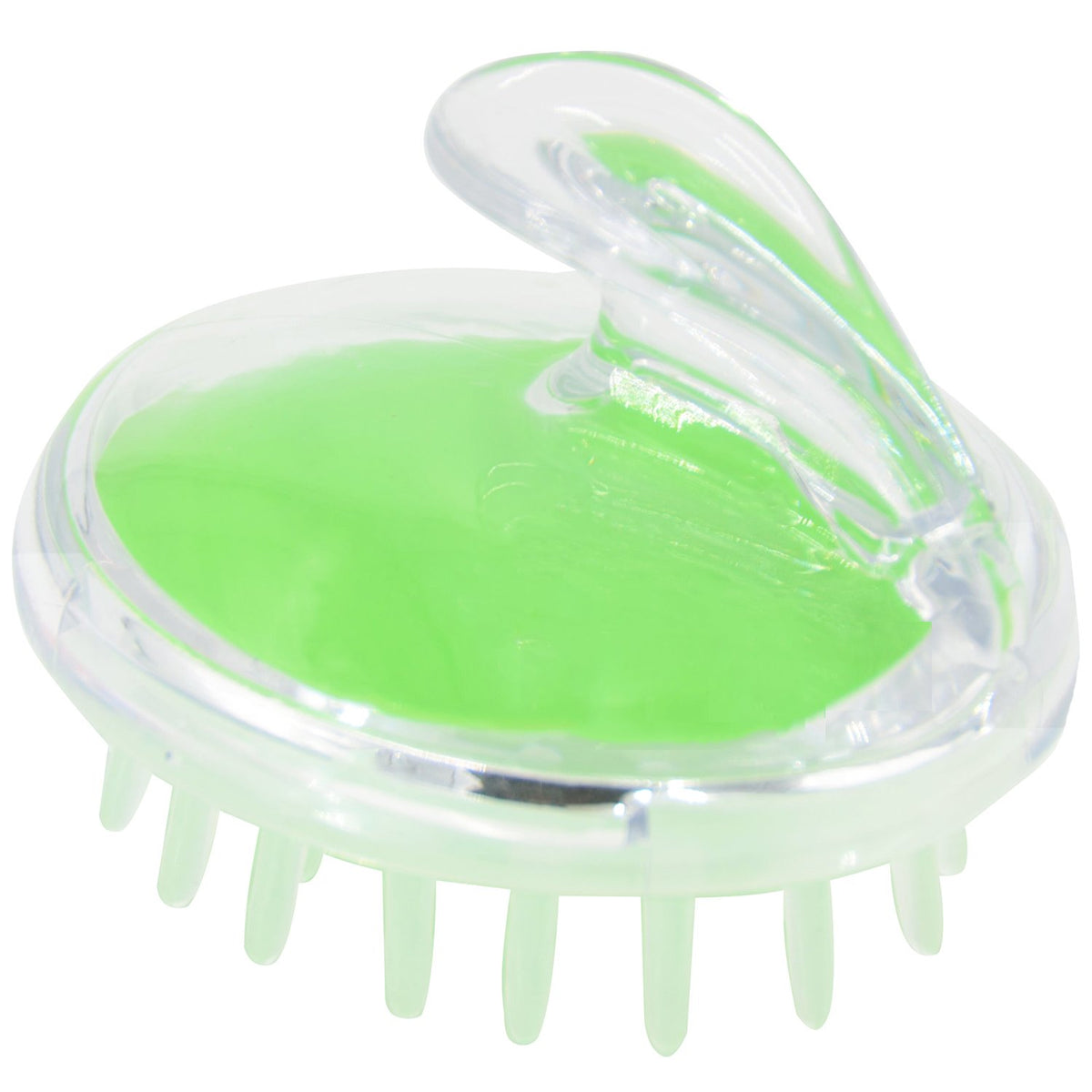 Vinerstar Silicone Scalp Massager Brush - Green Shampoo Brush For Relaxation And Cleansing