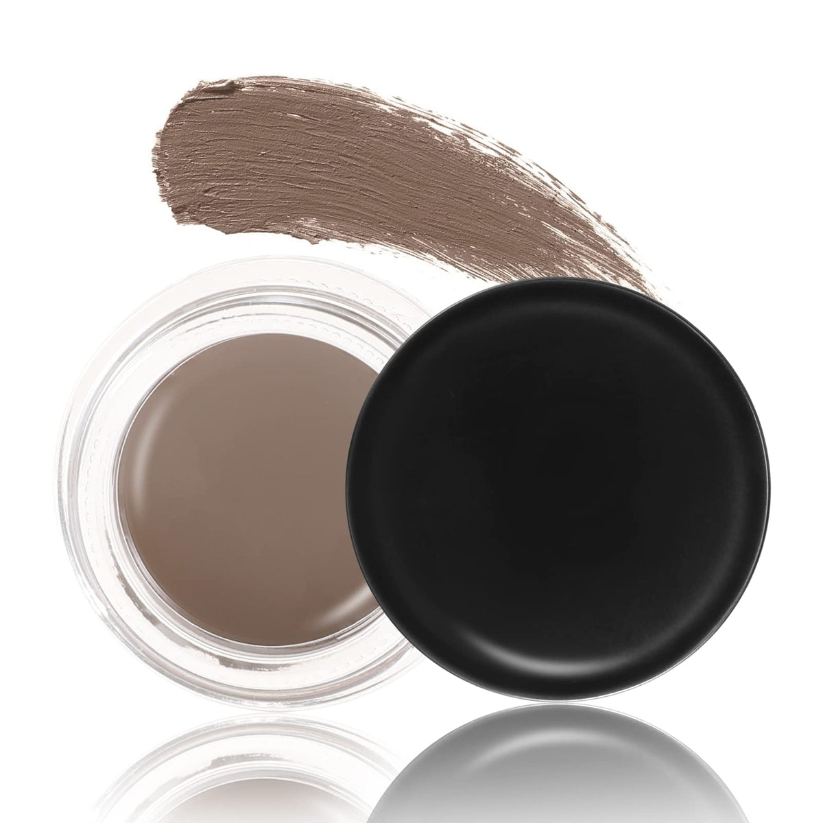 Boobeen Waterproof Eyebrow Pomade Gel - High Pigment, Long-Lasting, Taupe 0.35 Oz