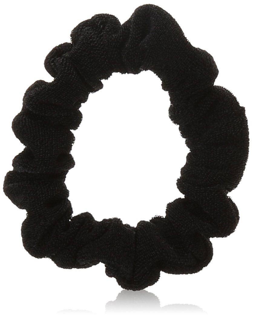 Scunci Mini Slinky Twisters, Black, 6 Count - Effortless Beauty Hair Accessories