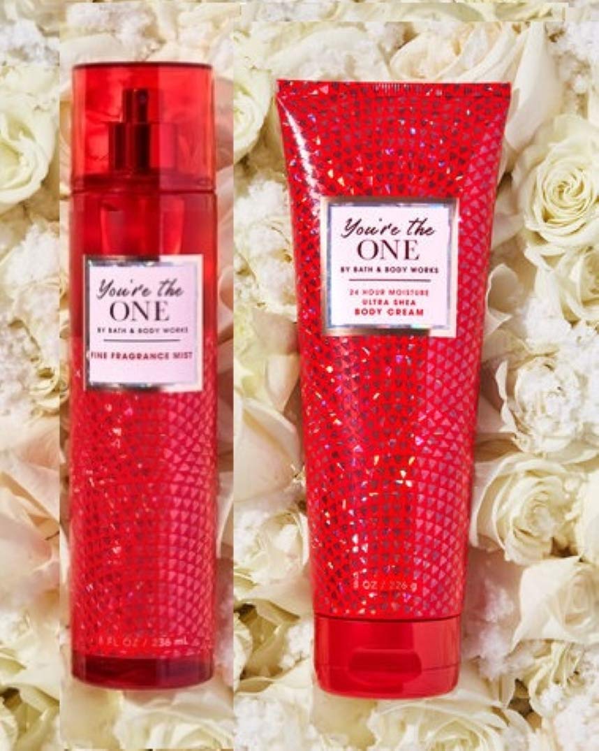 Bath & Body Works You'Re The One Gift Set - Fine Fragrance Mist & Body Cream, 8 Fl Oz