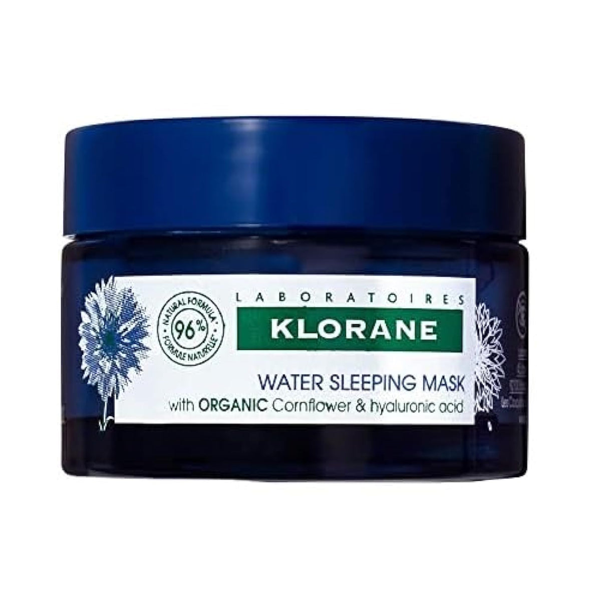 Klorane Revitalizing Water Sleeping Mask With Cornflower & Hyaluronic Acid - 1.6 Fl. Oz.