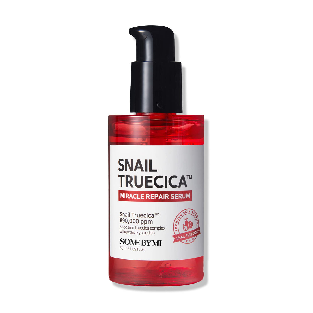 SOME BY MI Snail Trucica Miracle Repair Serum - 1.69Oz for Sensitive Skin, Daily Acne Repair