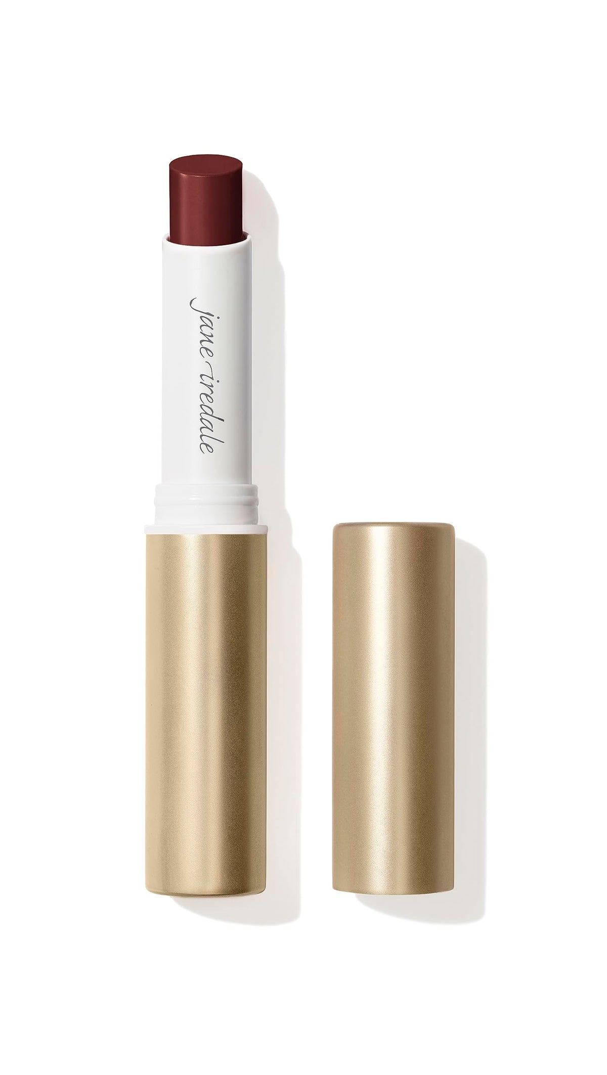 jane iredale ColorLuxe Hydrating Cream Lipstick, Bordeaux, Vegan, Highly Pigmented, Satin Finish